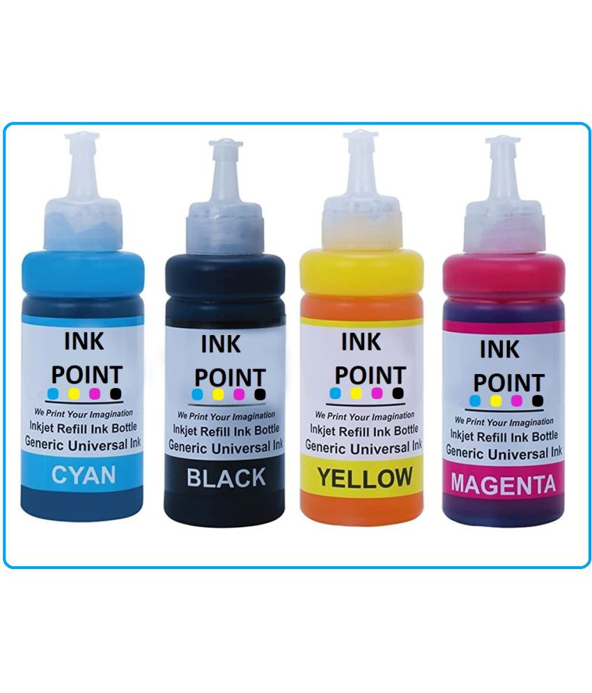     			INK POINT Multicolor Four bottles Refill Kit for Refill Ink For T664 L555, L350 , L355 , L360 , L361, L365, L380