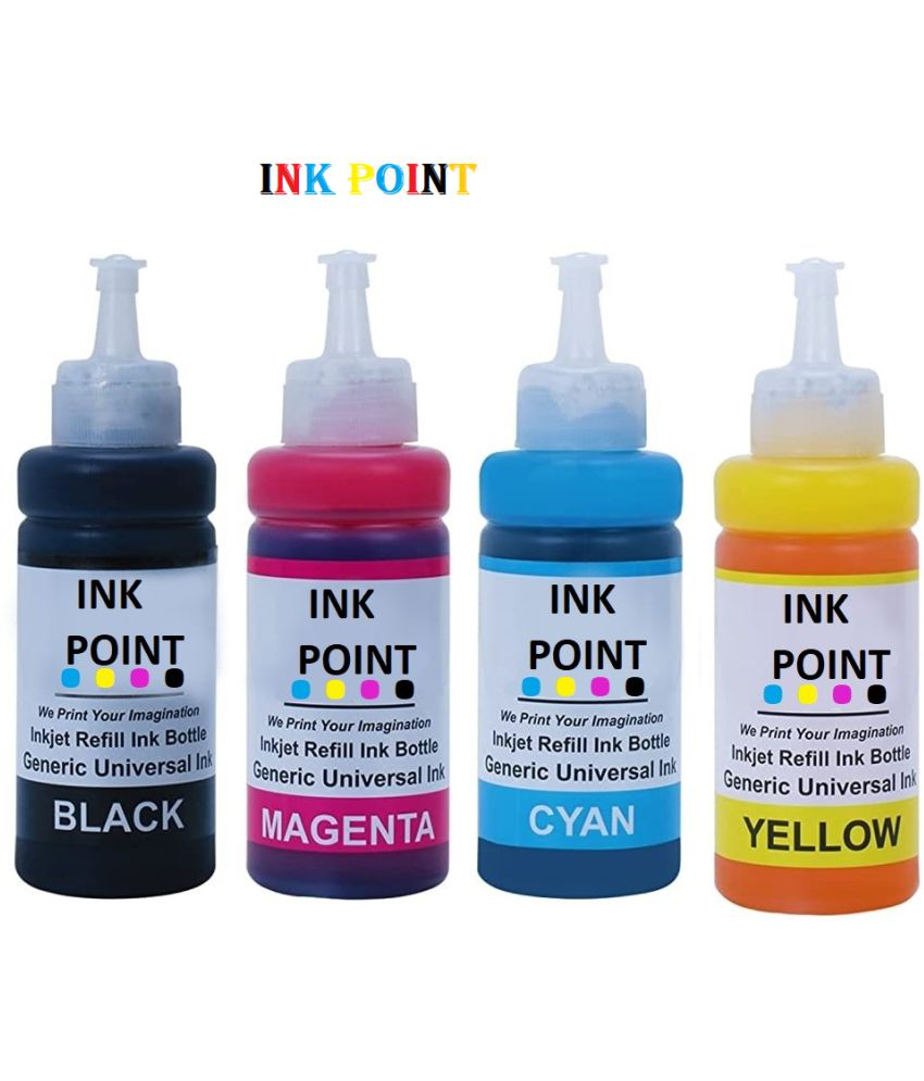     			INK POINT Multicolor Four bottles Refill Kit for Refill ink For H_P DeskJet 2331 Compatible With H_P cartridge 21,22 ,802 ,803 ,805