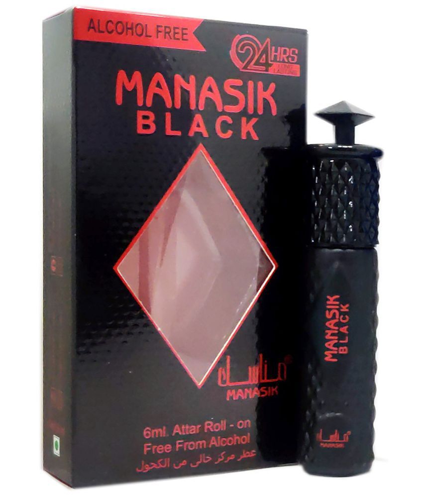     			MANASIK BLACK Concentrated   Attar Roll On 6ml .