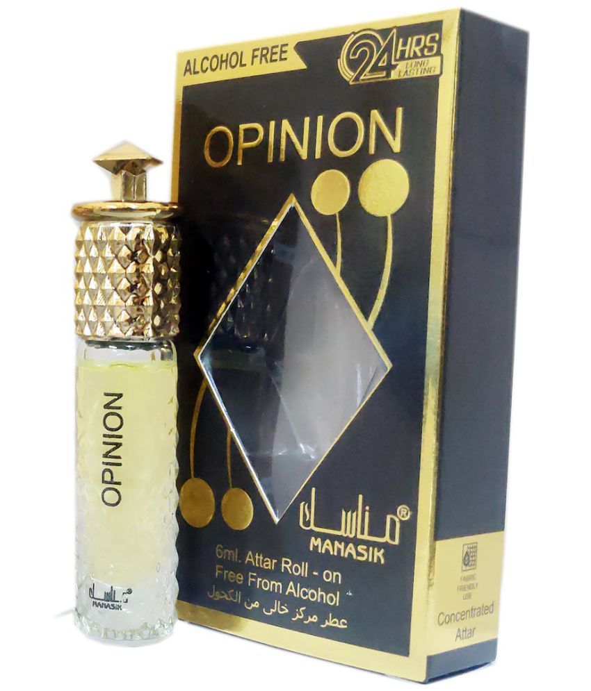     			MANASIK  OPINION  Concentrated   Attar Roll On 6ml .