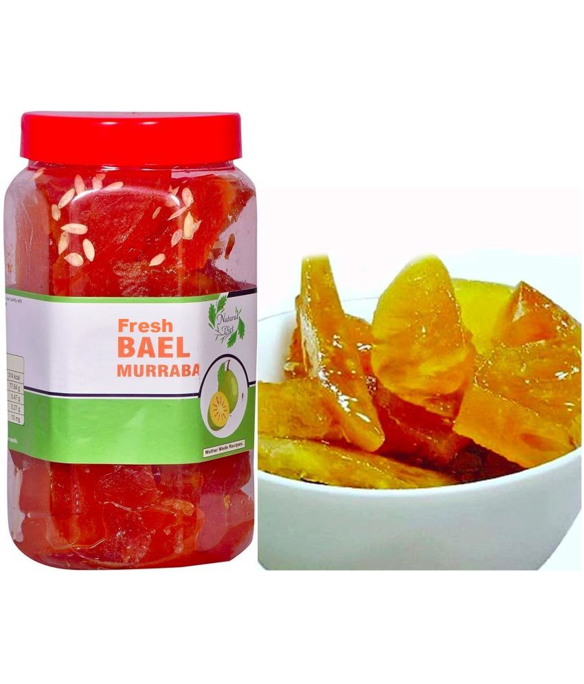     			Natural Diet Fresh Herbal BEL Murabba (Ingredient: Fenugreek, Muskmelon Seeds , Clove, Elam, Crystals, Cardamom) Pickle 1 kg