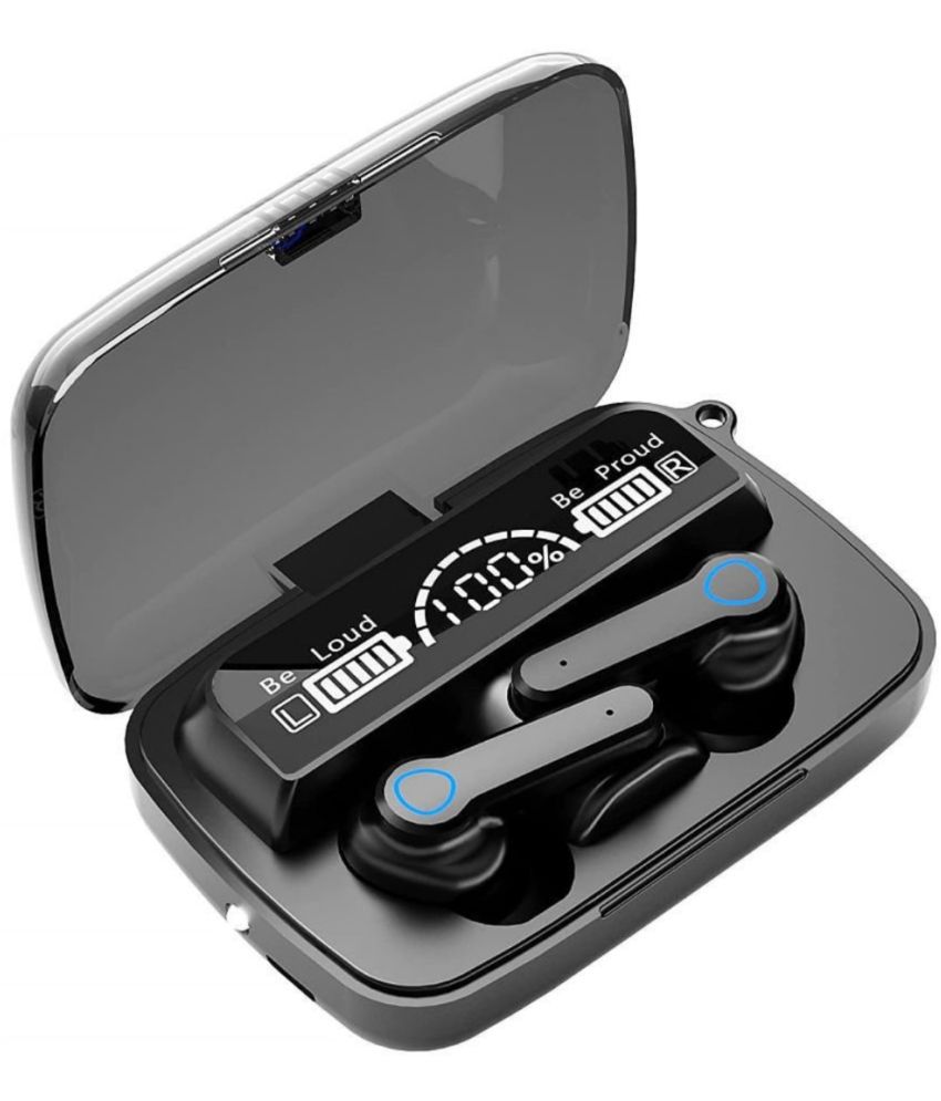 Neo M19 On Ear True Wireless (TWS) 50 Hours Playback IPX4(Splash & Sweat Proof) Active Noise cancellation -Bluetooth Black