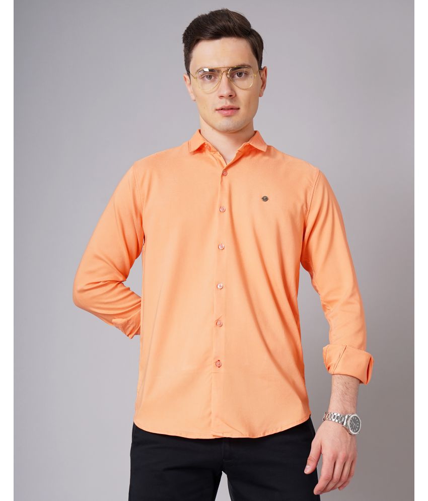     			Paul Street - Orange 100% Cotton Slim Fit Men's Casual Shirt ( Pack of 1 )