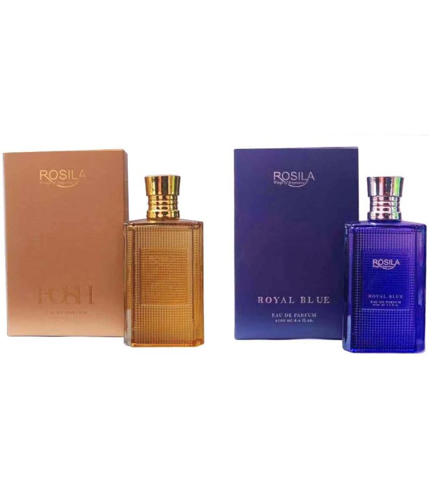     			ROSILA - Rosila 1 Posh & 1Royal Blue Eau De Parfum (EDP) For Men,Women 200 ( Pack of 2 )