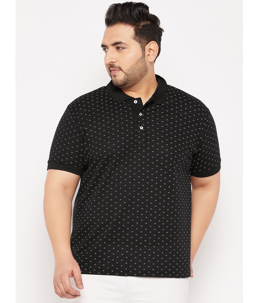     			The Million Club - Black Cotton Blend Regular Fit Men's Polo T Shirt ( Pack of 1 )