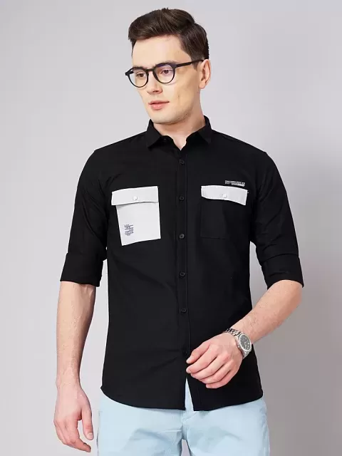 Buy Black Formal Shirt for Men Online in India