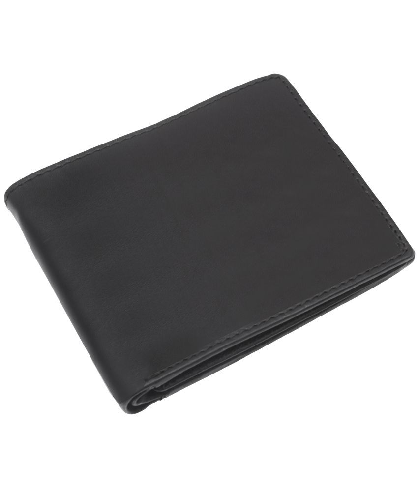     			JMALL - Black Faux Leather Men's Regular Wallet ( Pack of 1 )