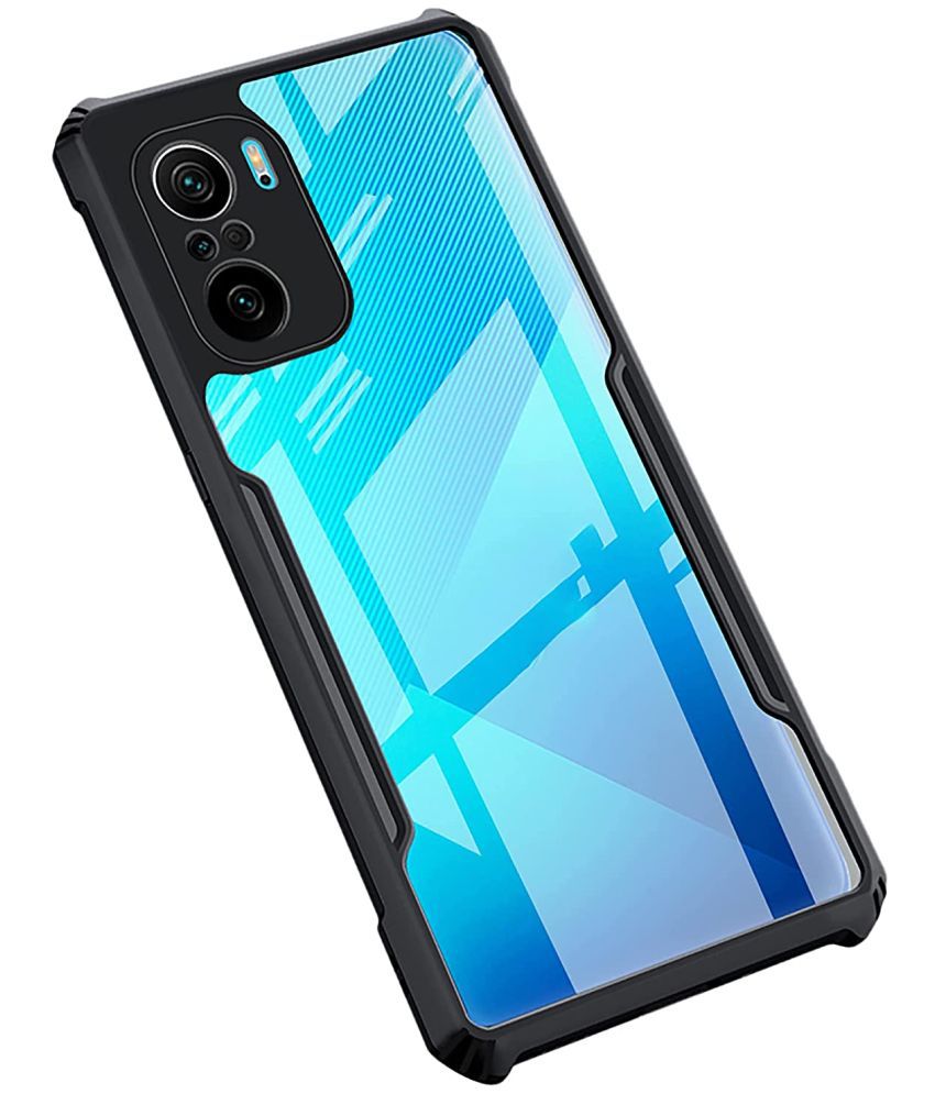     			Kosher Traders - Black Polycarbonate Shock Proof Case Compatible For Xiaomi Redmi Note 8 ( Pack of 1 )