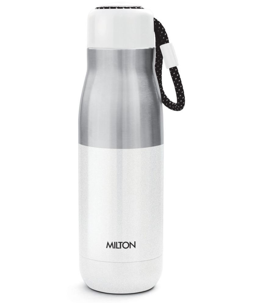     			Milton Eminent 600 Thermosteel Hot and Cold Water Bottle, 517 mL, White