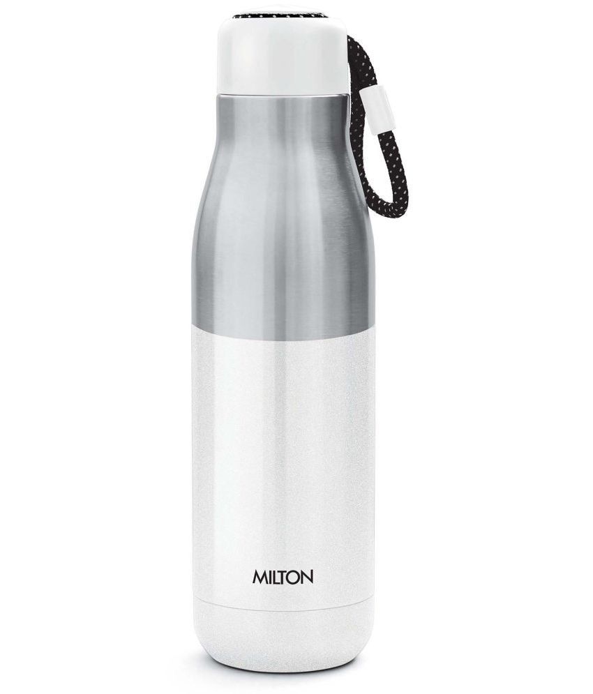     			Milton Eminent 800 Thermosteel Hot and Cold Water Bottle, 747 mL, White