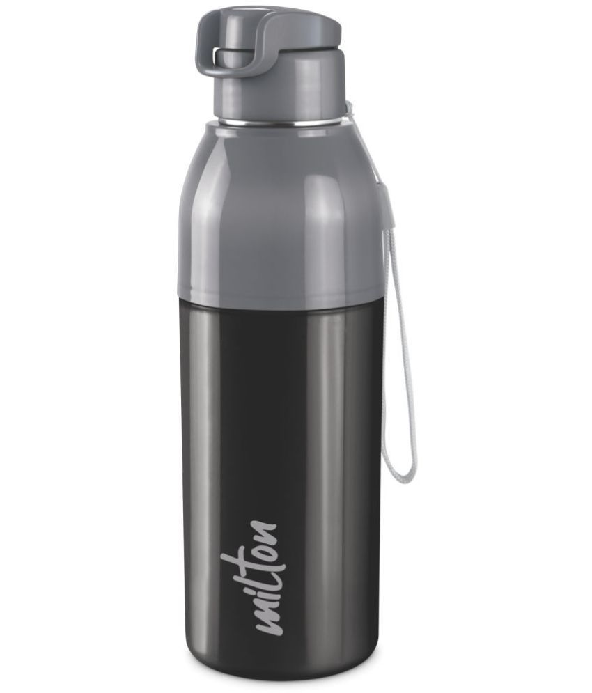     			Milton - STEEL CONVEY 600,blc Black School Water Bottle 520 mL ( Set of 1 )