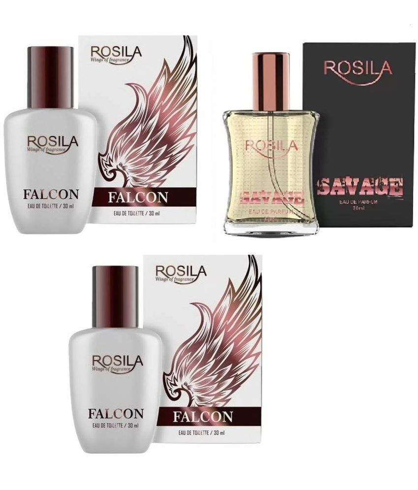     			ROSILA - 1 FALCON  2 LONDON DREAM ,30ML EACH, PACK OF 3. Eau De Parfum (EDP) For Women,Men 90 ( Pack of 3 )
