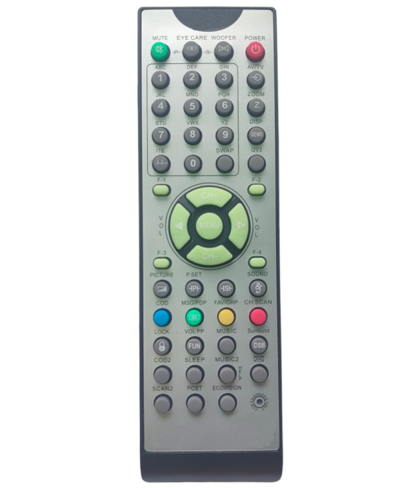     			Upix URC49 TV Remote Compatible with Sansui CRT TV
