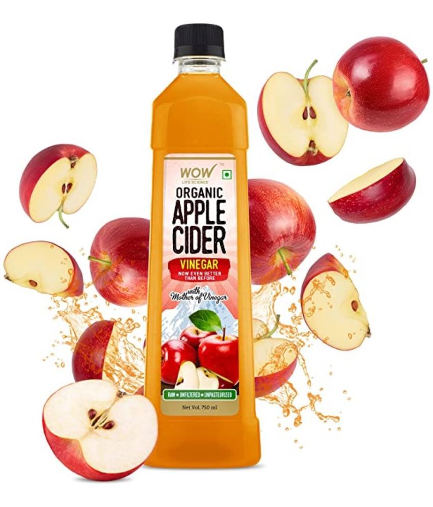     			WOW Life Science Organic Apple Cider Vinegar (750 mL)
