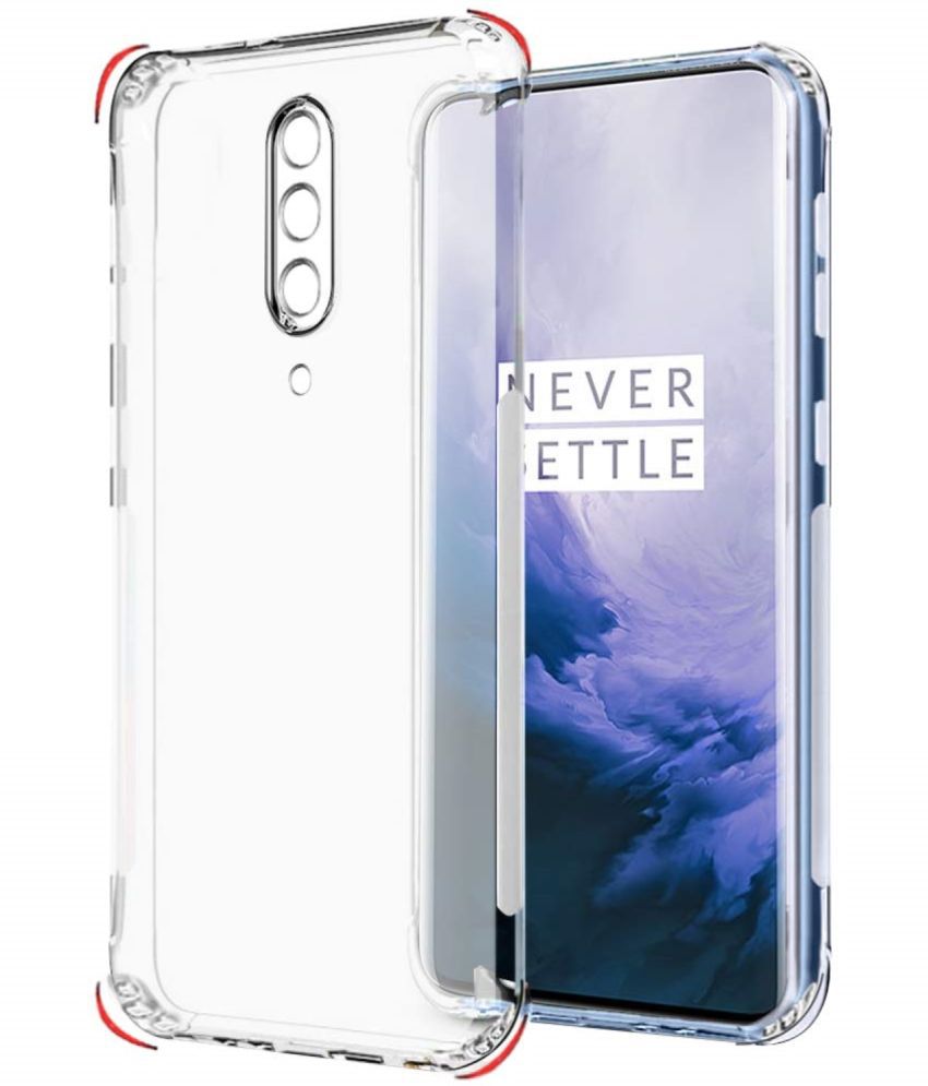     			ZAMN - Transparent Silicon Silicon Soft cases Compatible For OnePlus 7T Pro ( Pack of 1 )