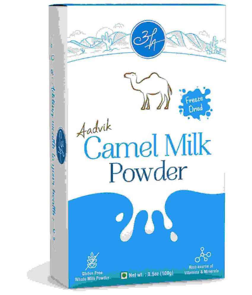 Aadvik Camel Milk Powder | 20g x 5 sachets Milk Flavoured Milk 100 g Pack of 5