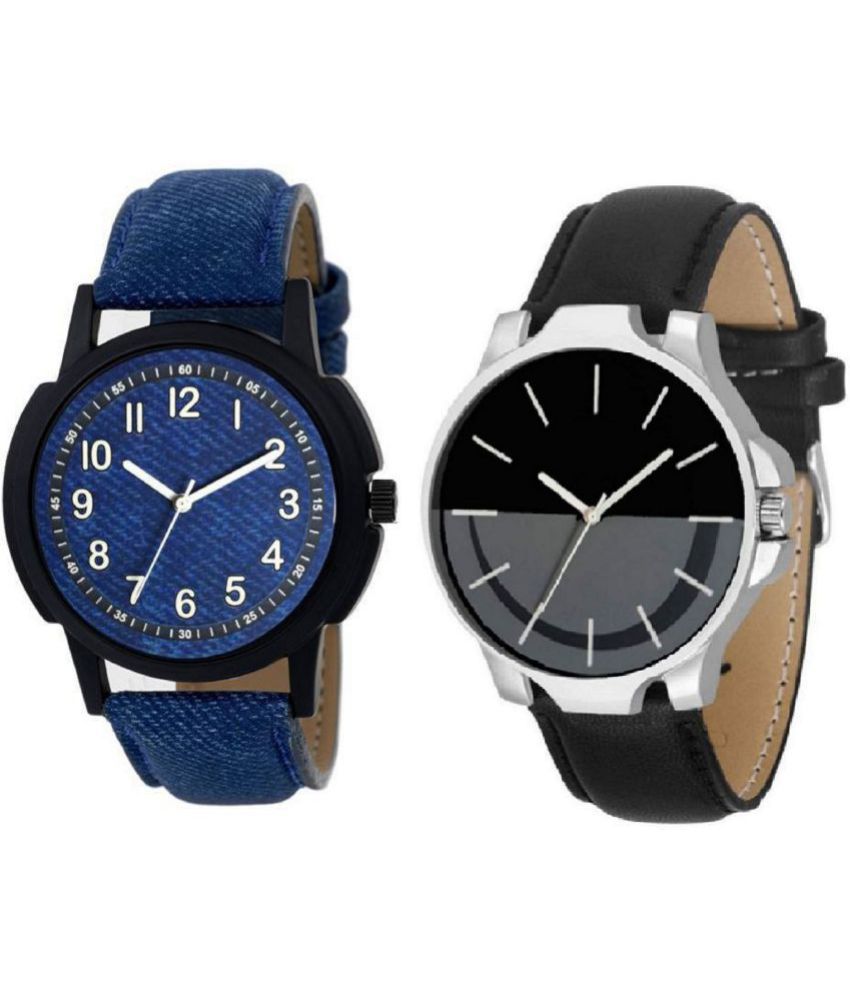 newmen - Analog Watch Watches Combo For Men and Boys ( Pack of 2 )