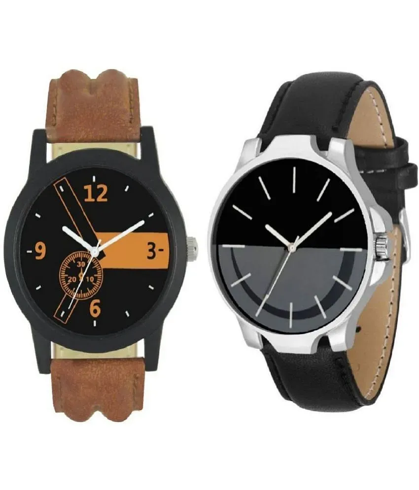 newmen Analog Watch Watches Combo For Men and Boys Pack of 2