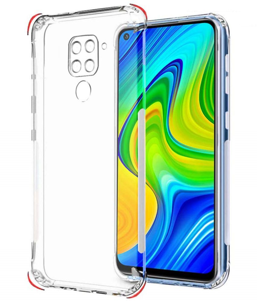     			Case Vault Covers - Transparent Silicon Silicon Soft cases Compatible For Xiaomi Redmi Note 9 ( Pack of 1 )