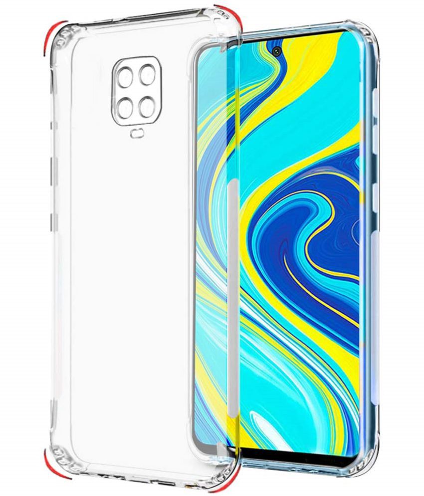     			Case Vault Covers - Transparent Silicon Silicon Soft cases Compatible For Xiaomi Redmi Note 9 Pro Max ( Pack of 1 )