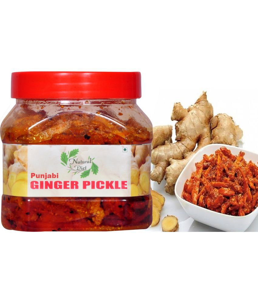     			Natural Diet Punjabi Ginger Pickle Adrak Ka Achar Premium Pickle Jar ||Ghar Ka Achar ||Mouth-Watering Pickle 500 g
