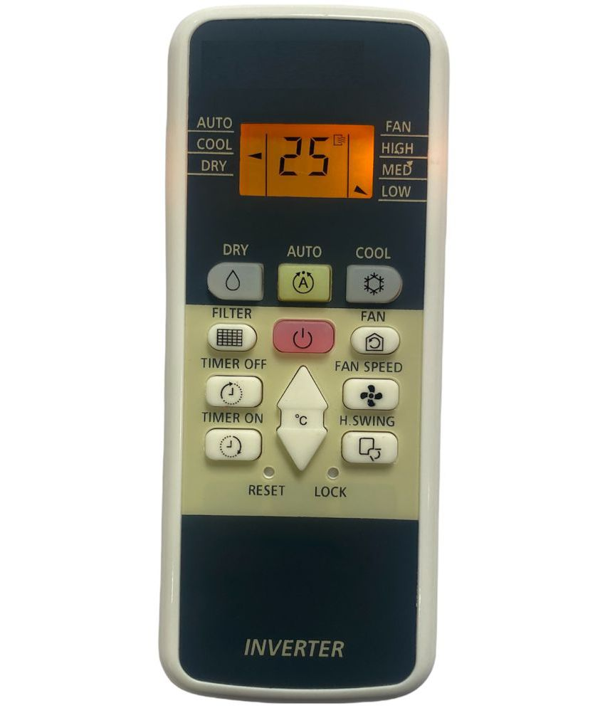     			Upix 220 (Backlight) AC Remote Compatible with Hitachi Inverter AC