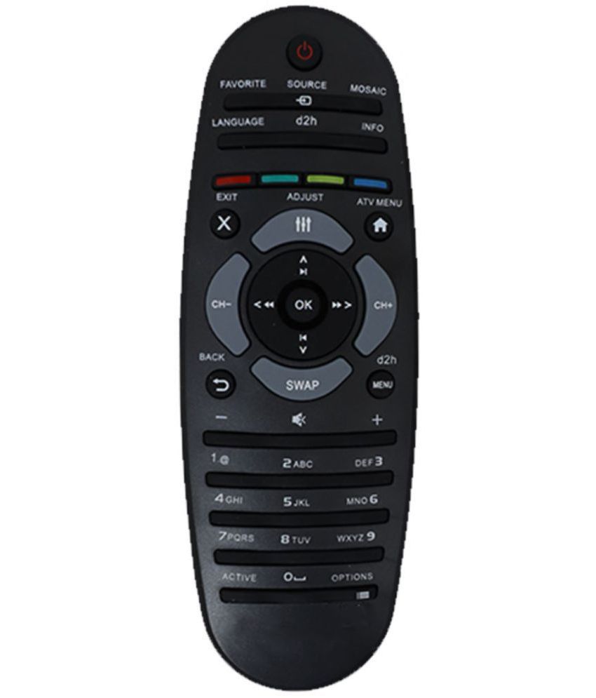     			Upix URC120 D2H LCD/LED TV Remote Compatible with Philips LCD/LED TV