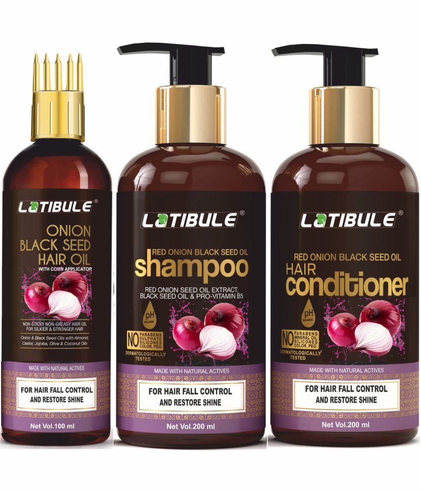 Latibule Red Onion Black Seed Oil Hair Kits Deep Conditioner 500 mL