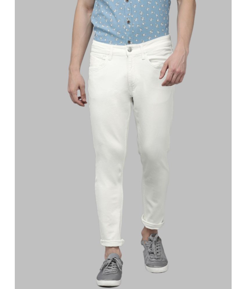     			Lawson - White Denim Skinny Fit Men's Jeans ( Pack of 1 )