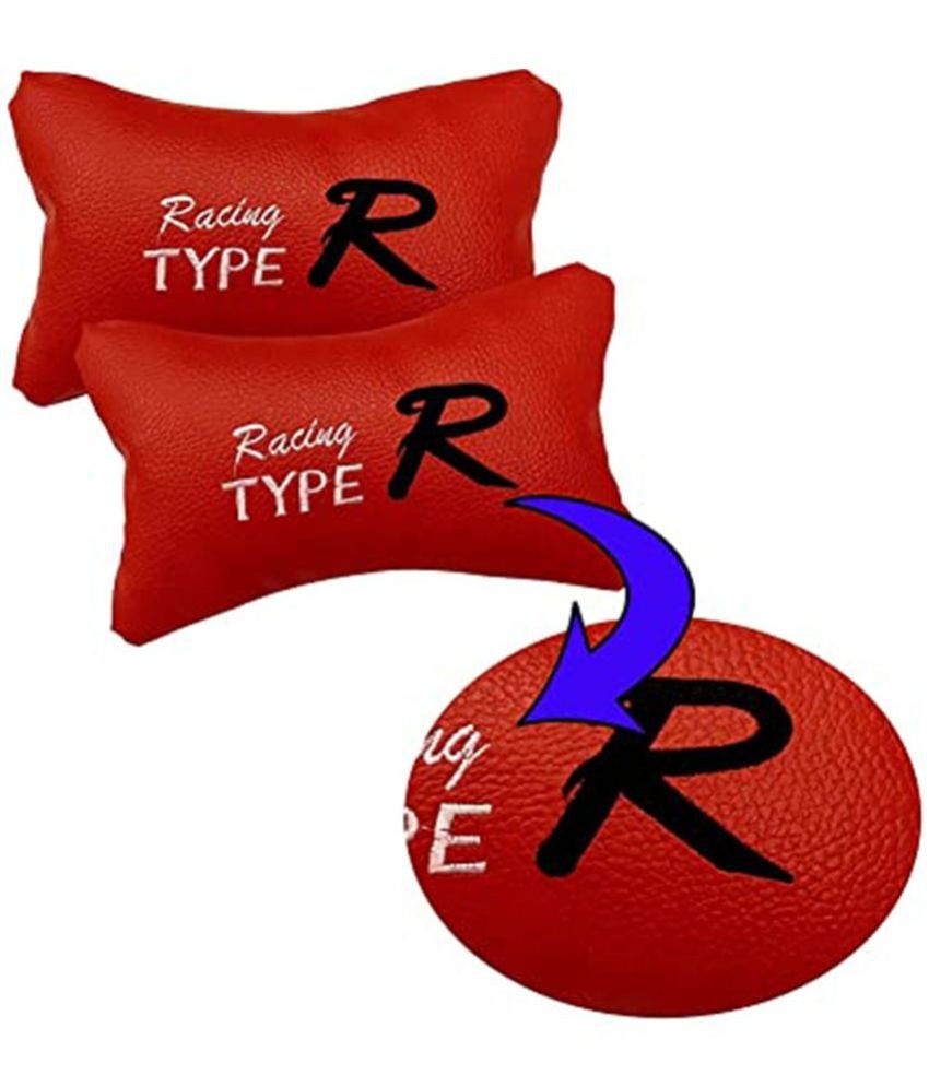     			Nimeka Neck Cushions Set of 2 Red