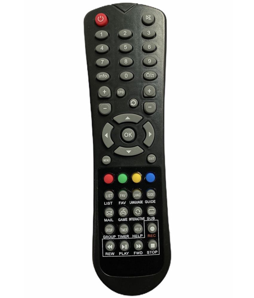     			Upix 358(With Recording) DTH Remote Compatible with Siti Cable Set Top Box