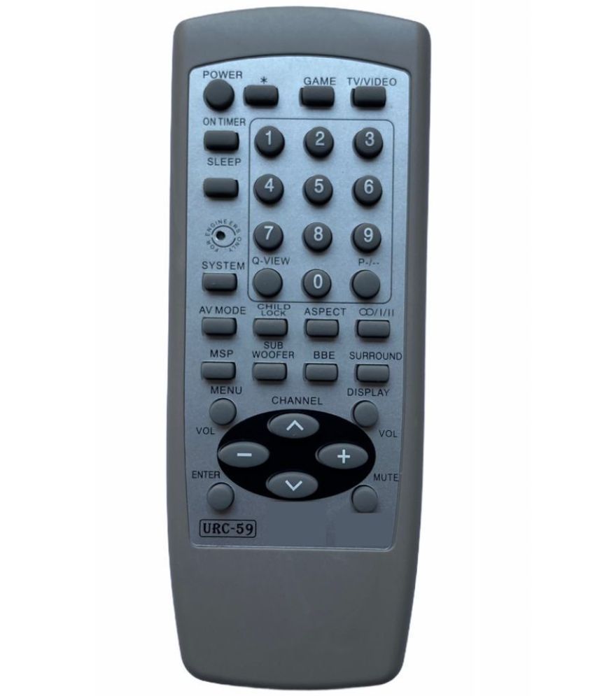     			Upix URC59 CRT TV Remote Compatible with Aiwa CRT TV