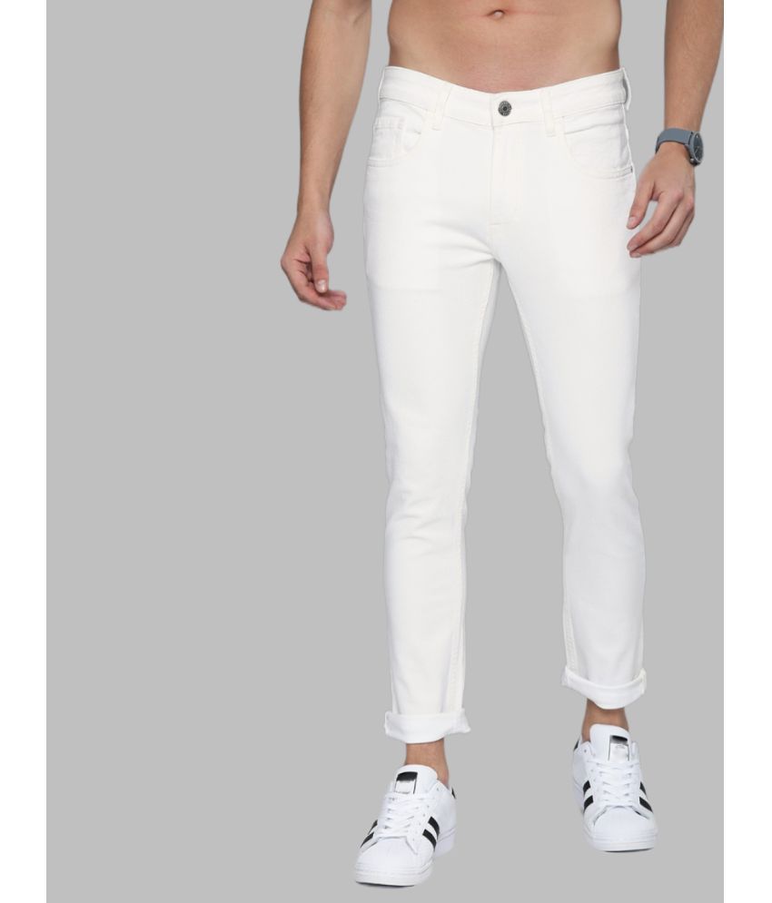     			x20 - White Denim Skinny Fit Men's Jeans ( Pack of 1 )