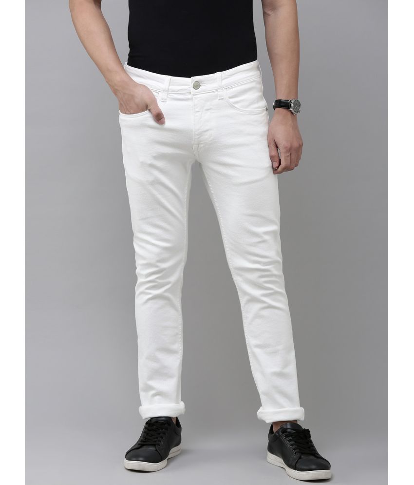     			x20 - White Denim Skinny Fit Men's Jeans ( Pack of 1 )