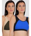 N-Gal - Multi Polyester Non Padded Women's Sports Bra ( Pack of 2 )