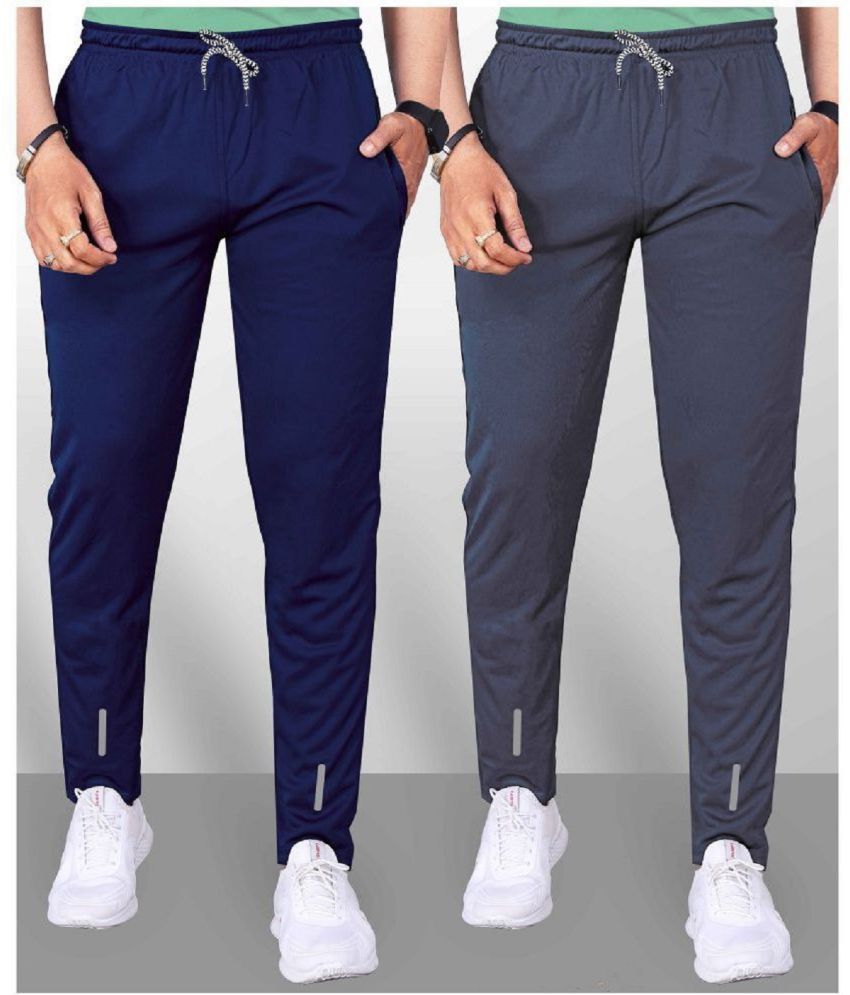     			Gazal Fashions - Multicolor Polyester Men's Trackpants ( Pack of 2 )