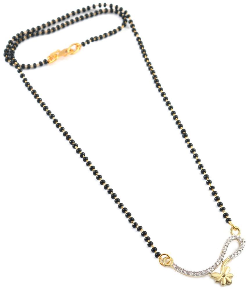     			Jewar Mandi - Two Tone Mangalsutra ( Pack of 1 )