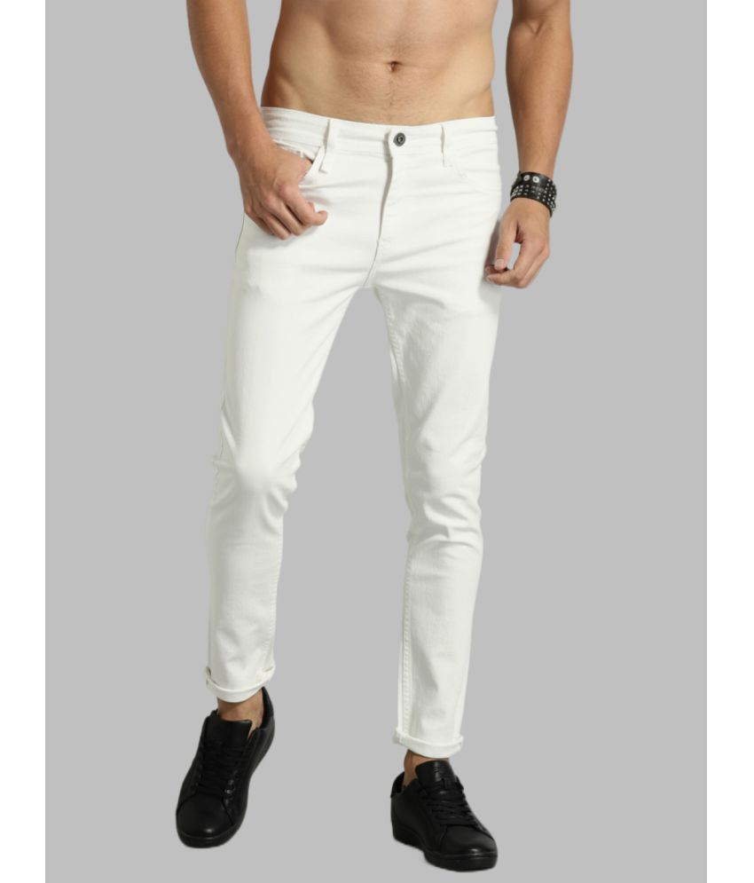     			Lawson - White Denim Skinny Fit Men's Jeans ( Pack of 1 )