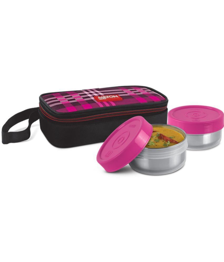    			Milton Capsule Stainless Steel Lunch Box, Pink