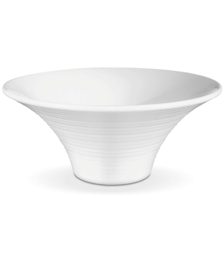     			Milton Round Ivory Melamine Bowl, White, 1570 ml, 9.5"