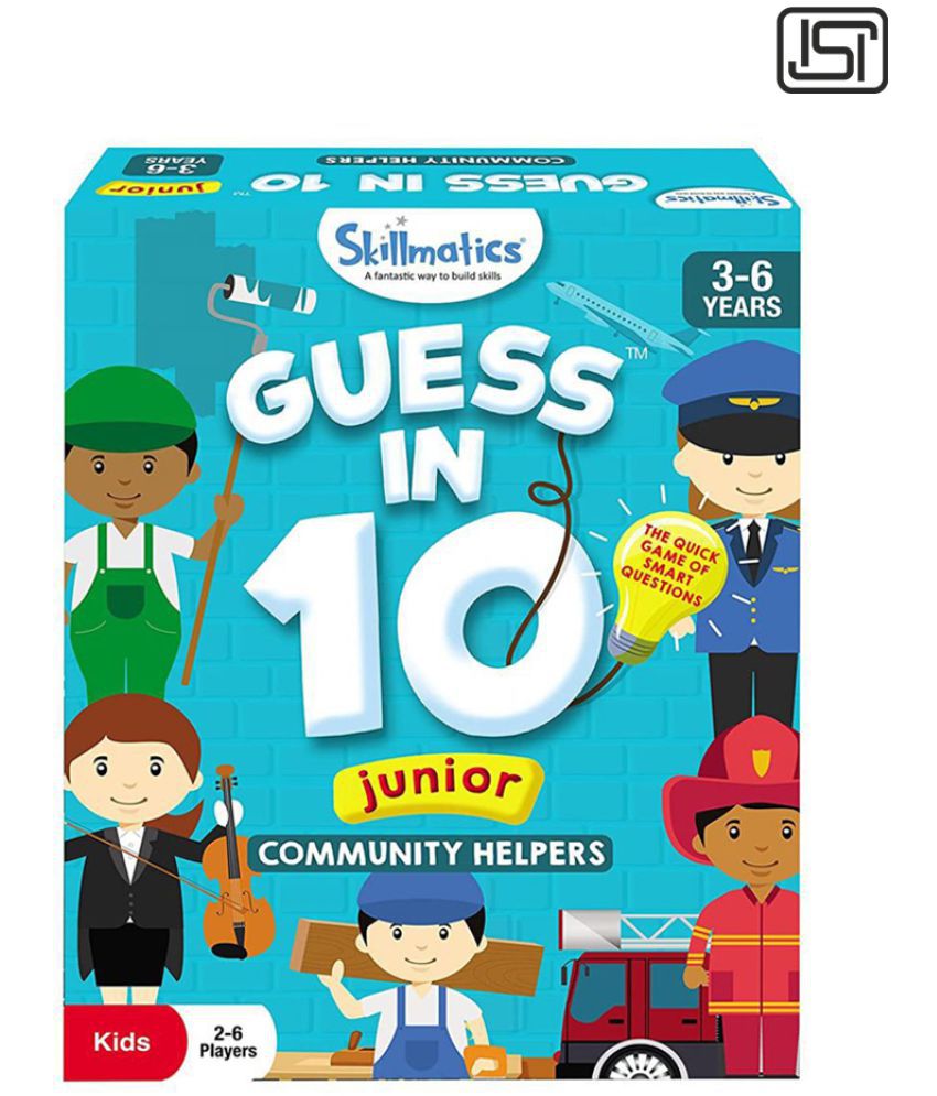     			Skillmatics Card Game : Guess in 10 Junior Community Helpers | Gifts, Super Fun & Educational for Ages 3-6