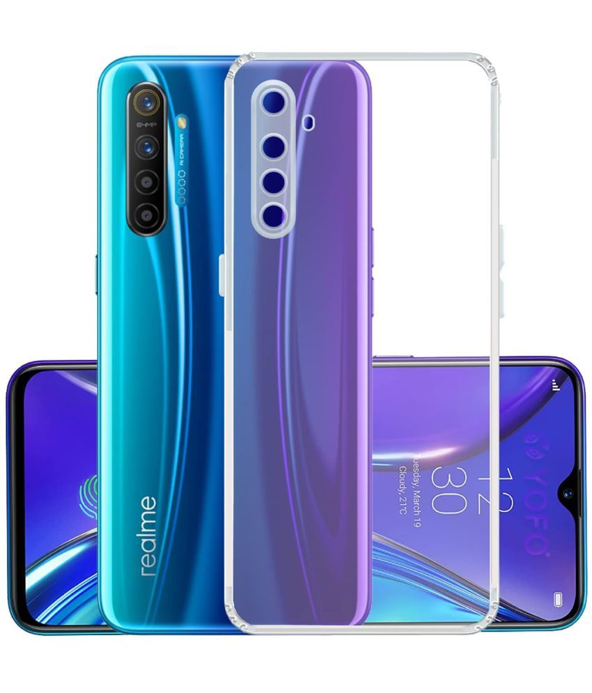     			ZAMN - Transparent Silicon Silicon Soft cases Compatible For Realme XT ( Pack of 1 )