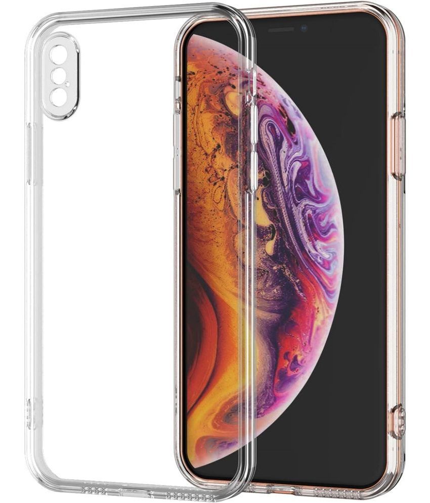    			ZAMN - Transparent Silicon Silicon Soft cases Compatible For Apple iPhone XS Max ( Pack of 1 )