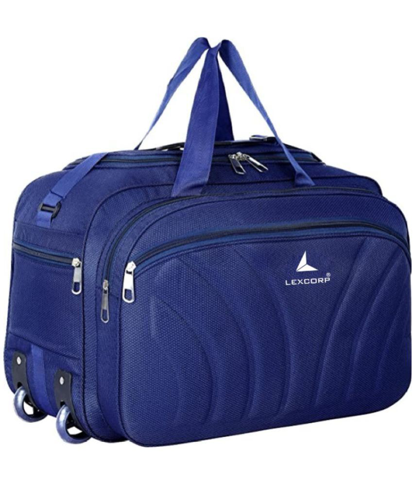     			LEXCORP - Blue Polyester Duffle Bag