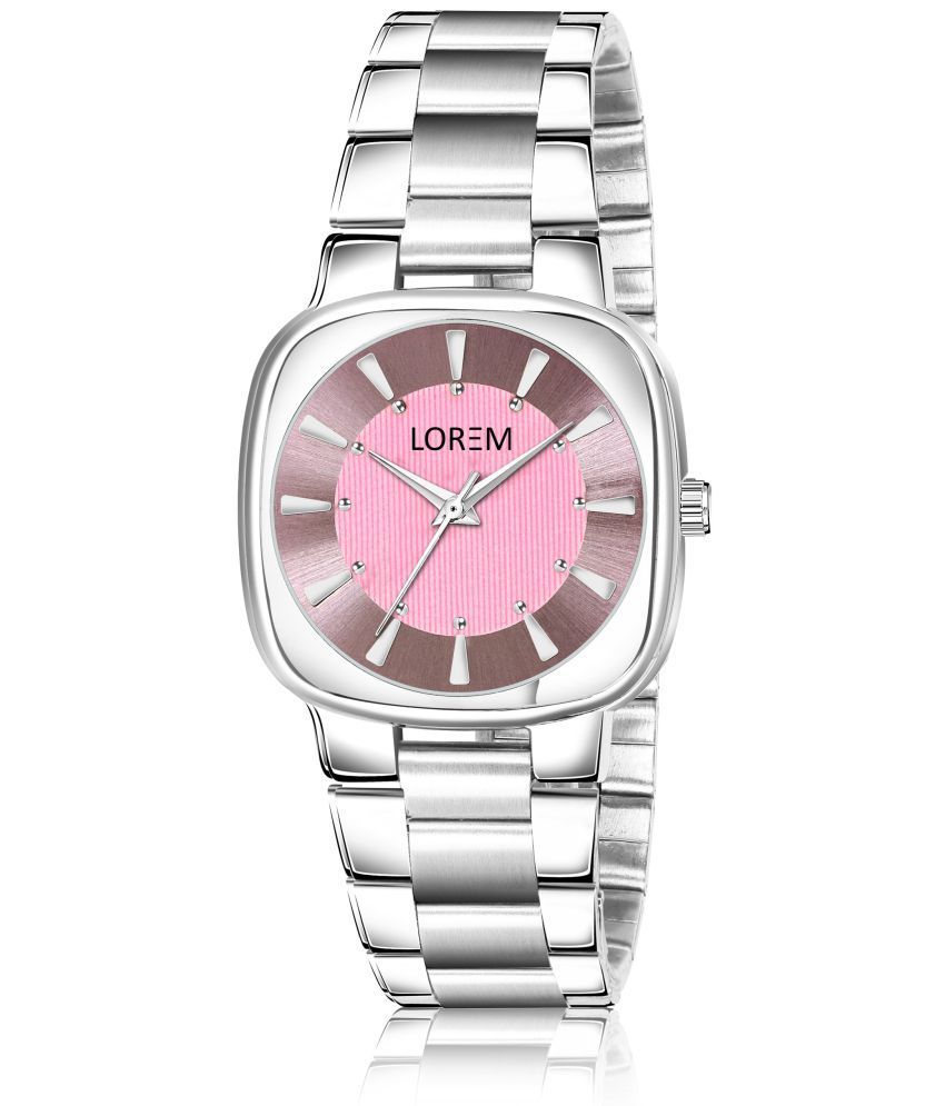     			Lorem - Silver Metal Analog Womens Watch