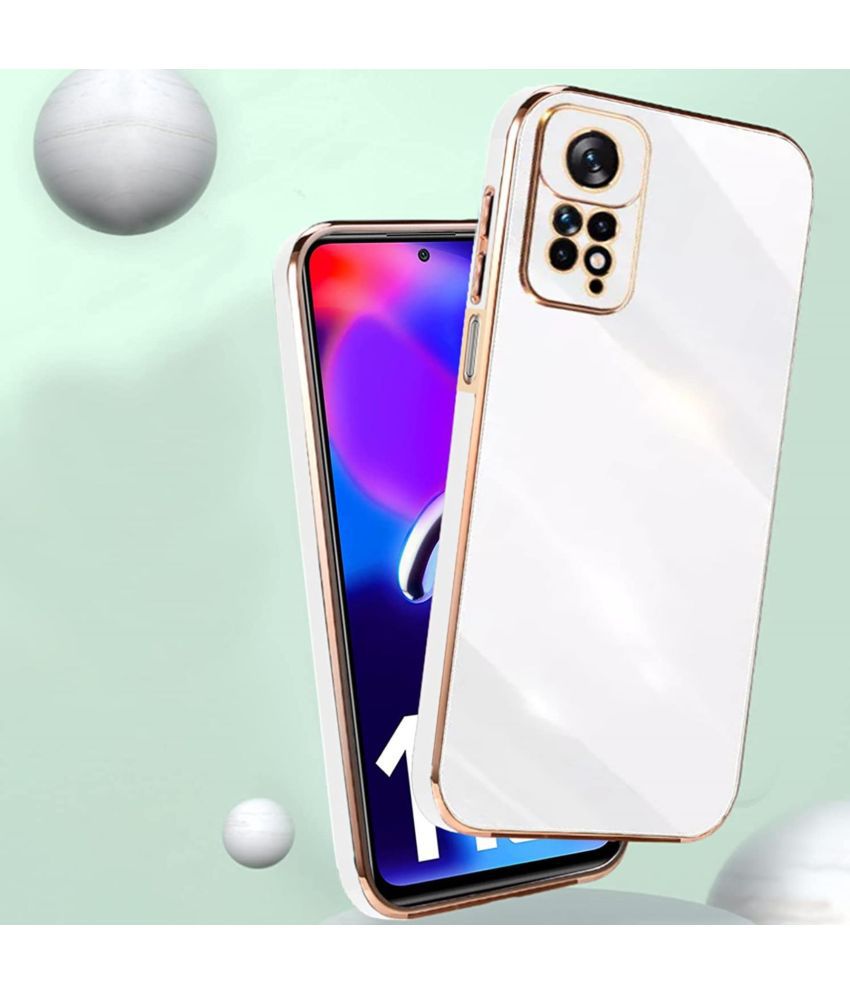     			NBOX - White Silicon Plain Cases Compatible For Redmi Note 11 Pro 5G ( Pack of 1 )