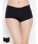 C9 Airwear Pack of 2 Nylon Solid Women's Briefs ( Black )