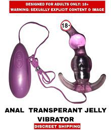 ADULT SEX TOYS ANAL SMOOTH BEADS JELLY REMOTE CONTROLLED VIBRATOR For Women