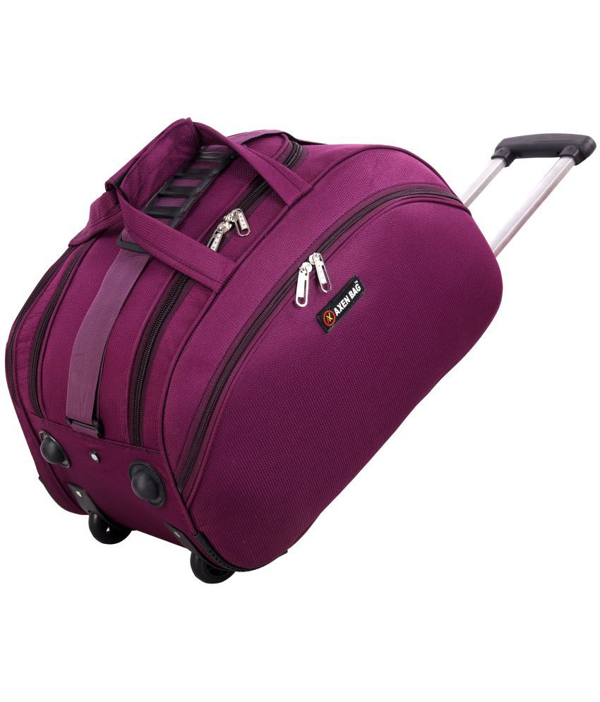     			AXEN BAGS Purple M( Between 61cm-69cm) Check-in TR1 Luggage