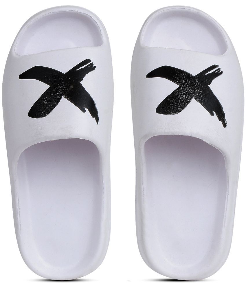     			Pampy Angel - White Men's Slide Flip flop